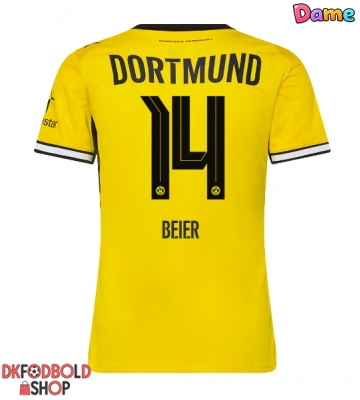 Borussia Dortmund Maximilian Beier #14 Hjemmebanetrøje Dame 2026-27 Kort ærmer